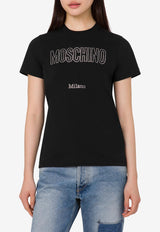 Moschino Studded Logo T-shirt Black V0720 5541 1555