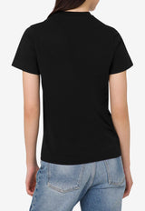 Moschino Studded Logo T-shirt Black V0720 5541 1555