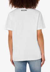 Moschino Tea Cup Print T-shirt White V0722 5541 1001
