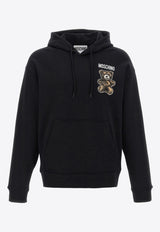 Moschino Little Teddy Bear Hooded Sweatshirt Black V1703 0228 1555