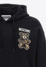 Moschino Little Teddy Bear Hooded Sweatshirt Black V1703 0228 1555