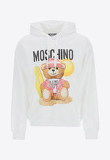 Moschino Teddy Bear Hooded Sweatshirt White V1718 2028 1001