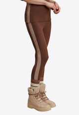 Varley Aiden High-Rise Knit Leggings Brown VAR02333_BROWN