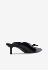 BLACK SUEDE STUDIO Vie 50 Leather Mules Black VIE50_BLACK