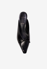 BLACK SUEDE STUDIO Vie 50 Leather Mules Black VIE50_BLACK