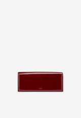 Malone Souliers Vivien Patent Leather Clutch Bag Red VIVIEN 85 ROSEWOOD/ROSEWOOD