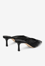 Jimmy Choo Vivi 65 Crystal-Embellished Mules VIVI 65 NYT BLACK/SMOKE