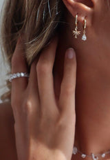 طلب خاص - سوار أذن بالم تري من الذهب الأصفر