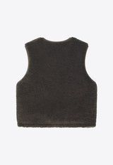 Bonpoint Boys Reversible Teddy Vest Brown W05BOUW00005-BPL_BONPO-166C