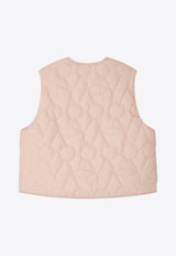 Bonpoint Girl Jilian Quilted Vest Pink W05GOUW00007NY_BONPO-023A