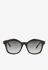 Loewe Browline Round Sunglasses Gray LW40079U5501B_58071