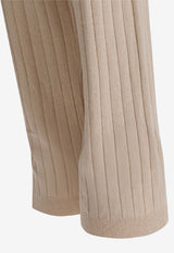 Brunello Cucinelli Cashmere Ribbed Pants Beige M12193499CN058_b0da4270-a455-43d6-b869-2ce1f884e1fd