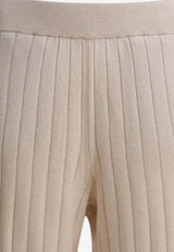 Brunello Cucinelli Cashmere Ribbed Pants Beige M12193499CN058_b0da4270-a455-43d6-b869-2ce1f884e1fd