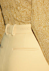 Gucci Wool Straight-Leg Pants Yellow 805983Z7AC39048_74698