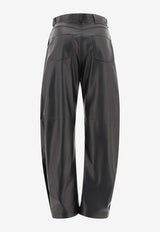 Loewe Balloon-Leg Nappa Leather Pants Black S359Y54L571100 BLACK_70065