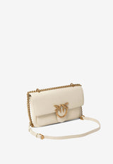 PINKO Mini Love One Soft Crossbody Bag Cream 104528A29QZ14Q_74065