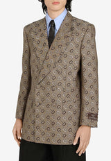 Gucci Monogram Jacquard Blazer Beige 705284ZAKIV9549_80357
