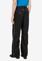 Gucci Stud-Embellished Straight-Leg Pants Black 710432ZAHLW1000_80256