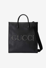 Gucci Embossed Logo Top Handle Bag Black 770975AACXB1049_80184