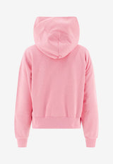 Gucci Sweet Logo Print Hooded Sweatshirt Pink 776886XJGDS5904_79926