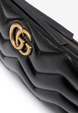 Gucci Double G Quilted Leather Pouch Bag Black 777255AAC741000_79978