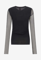 Loewe Logo-Printed Crewneck Top S540Y23X181107_80204