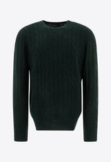 Polo Ralph Lauren Cable Knit Cashmere Sweater
Green 710876728007MOSS AGATE_76848