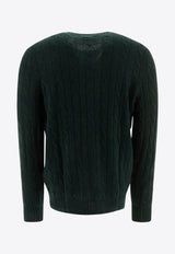 Polo Ralph Lauren Cable Knit Cashmere Sweater
Green 710876728007MOSS AGATE_76848
