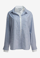 Acne Studios Long-Sleeved Stripe Shirt Light Blue AC0769AF2_bc0cf0fb-f38a-4488-a2a9-5ed5bb3ccd6b