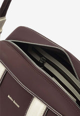 Adidas Originals X Wales Bonner Logo Print Bowling Bag Burgundy KB2325NGTRED_1185c32d-89f7-4b9f-b386-8c193dbe1564