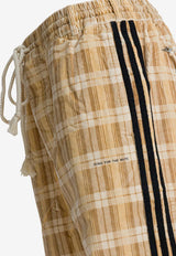 Adidas Originals X Song For The Mute Checked Track Pants Beige KC3140WONWHI_24ab6003-c4a0-458e-b6f8-ccec3d59fe8b