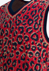 Adidas Originals Leopard Print Sweater Vest Red KD0335CONAVY/MAGBEI_b21167c9-c3f3-48d6-9fad-b3066b75ff2f