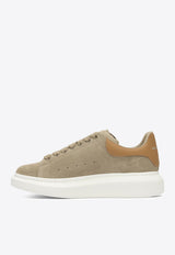 Alexander McQueen Oversized Suede Sneakers Beige 553680WIAGL2005_82423