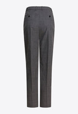 Alexander McQueen Straight-Leg Tailored Pants Gray 826951QJAFD1121_82396
