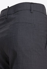 Alexander McQueen Straight-Leg Tailored Pants Gray 826951QJAFD1121_82396