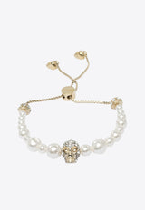Alexander McQueen Pearl Friendship Bracelet Gold 836479J161P1953_82210