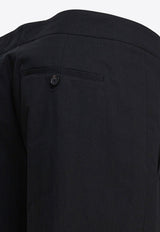 Alexander McQueen Hose Mit T-bar Straight-Leg Pants Black 838658QSAA91000_f52e3171-a5c0-416a-89f3-4b0f740cb336