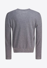 Alexander McQueen Embroidered Skull Wool Sweater Gray 839686Q1BEC1364_bb321a2c-19ef-4fd4-8945-366c69d55e5b