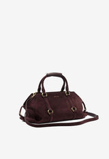 Alexander McQueen Farringdon Suede Top Handle Bag Bordeaux 8456441MAA56050_9c15b7df-1ee7-489c-9fff-93f28617347b