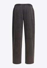 Alexander Wang Articulated-Leg Faded Track-Pants Black 1CC3254868011_eaded2a4-da13-47a2-83fc-7651382932ed