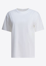 Alexander Wang Puff Logo Jersey T-shirt White 4CC3241520100_82007