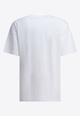 Alexander Wang Puff Logo Jersey T-shirt White 4CC3241520100_82007