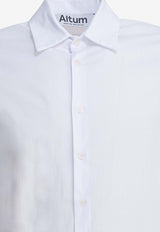 Altum Logo-Embroidered Buttoned Shirt SHIRT01WHITE_f620e157-a136-4f87-831a-922bca083ea7