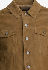 Altum Suede Buttoned Overshirt TRUCKER_SUEDE_GOLD_8781ed5d-e437-47de-86ce-c6a703396ba9