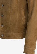 Altum Suede Buttoned Overshirt TRUCKER_SUEDE_GOLD_8781ed5d-e437-47de-86ce-c6a703396ba9