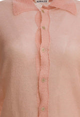 Auralee Mohair-Blend Cardigan A25AC01FGSALMON PINK_1eb4d52e-1def-4110-9c71-5a4d4fe168f9