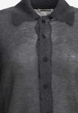 Auralee Mohair-Blend Buttoned Cardigan A25AC01FGTOP CHARCOAL_3f1aff28-e563-48a7-bcff-f1b7923dad16