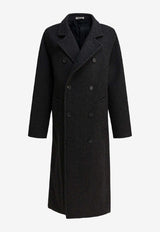 Auralee Double-Breasted Long Wool Coat Gray A25AC01HDDARK CHARCOAL_6f9371d9-23e2-4617-bef4-43824f606295