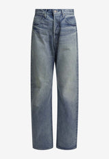 Auralee Washed Straight-Leg Jeans A25AP04DHFADED INDIGO_d23e06a3-ec12-4b7f-a4d5-00fee488db8e