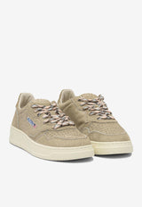 Autry Medalist Pony Hair Sneakers Beige AULWPE01_e84fc002-2ddd-458d-993c-e776f13fc258